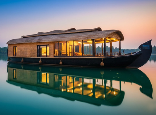 Luxury houseboat booking in Alleppey and Kumarakom