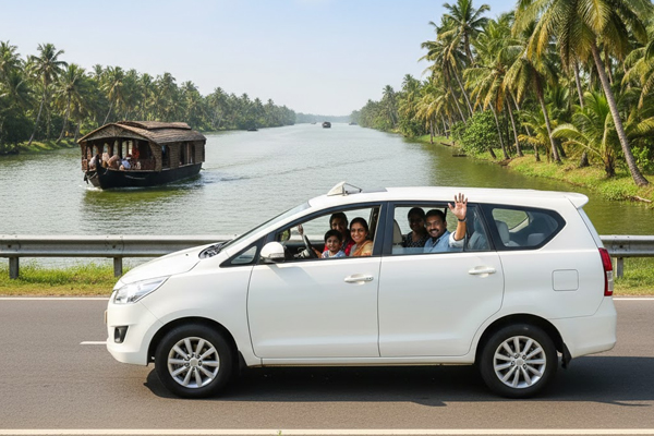 Sightseeing cab in Marari & Alleppey