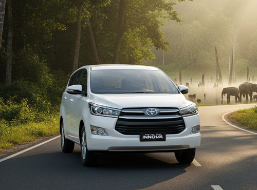 Toyota innova cab booking with driver in alleppey