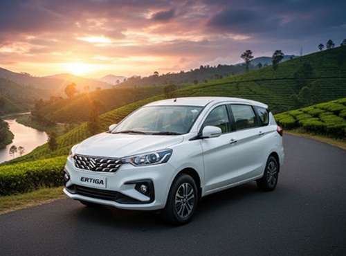 spacious taxi for group travel in marari alappuzha
