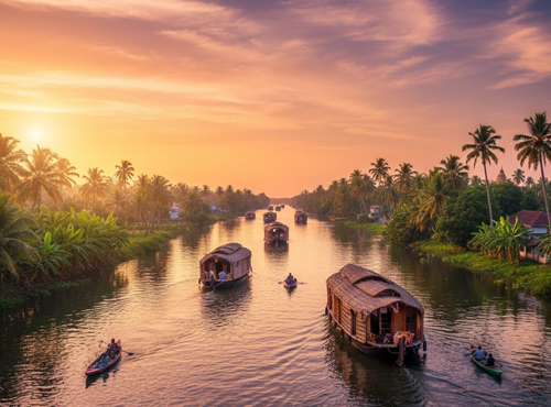 Alleppey Backwater Cruise tour package