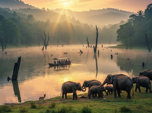 Thekkady Periyar wildlife tour Kerala
