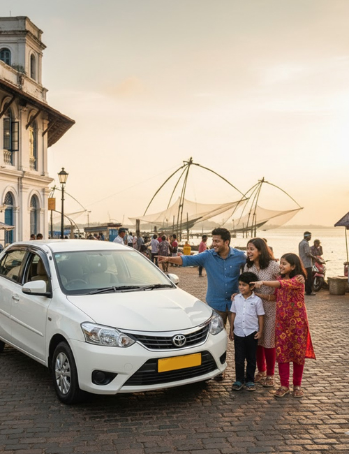 Taxi service in Marari Alappuzha for tourists
